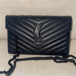 YSL monogram wallet